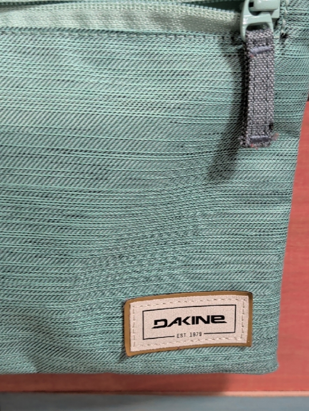 Dakine Mint Green Crossbody Messenger with Black Strap and Gray Trim - Picture 2 of 6